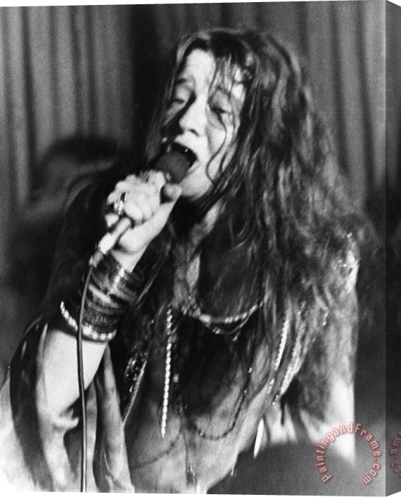 Others Janis Joplin (1943-1970) Stretched Canvas Print / Canvas Art