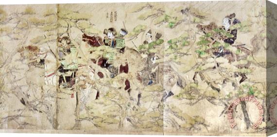 Others Japan: Mongol Invasion Stretched Canvas Print / Canvas Art
