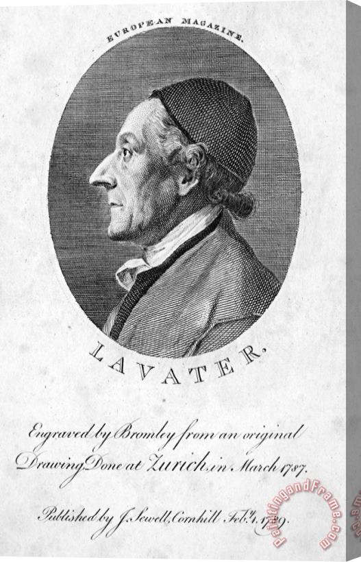 Others Johann Kaspar Lavater Stretched Canvas Painting / Canvas Art