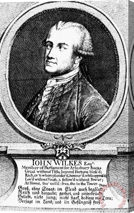 Others John Wilkes (1727-1797) Stretched Canvas Painting / Canvas Art