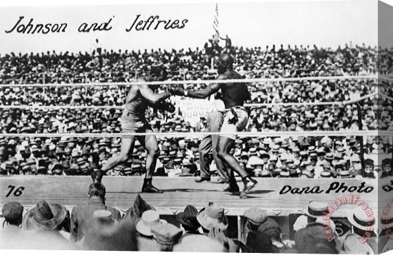 Others Johnson Vs. Jeffries, 1910 Stretched Canvas Print / Canvas Art