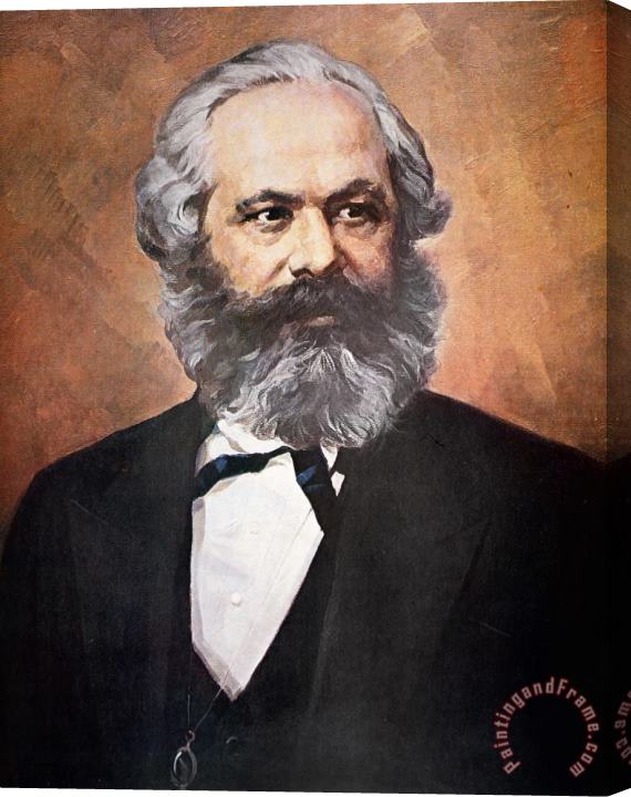 Others Karl Marx Stretched Canvas Print / Canvas Art