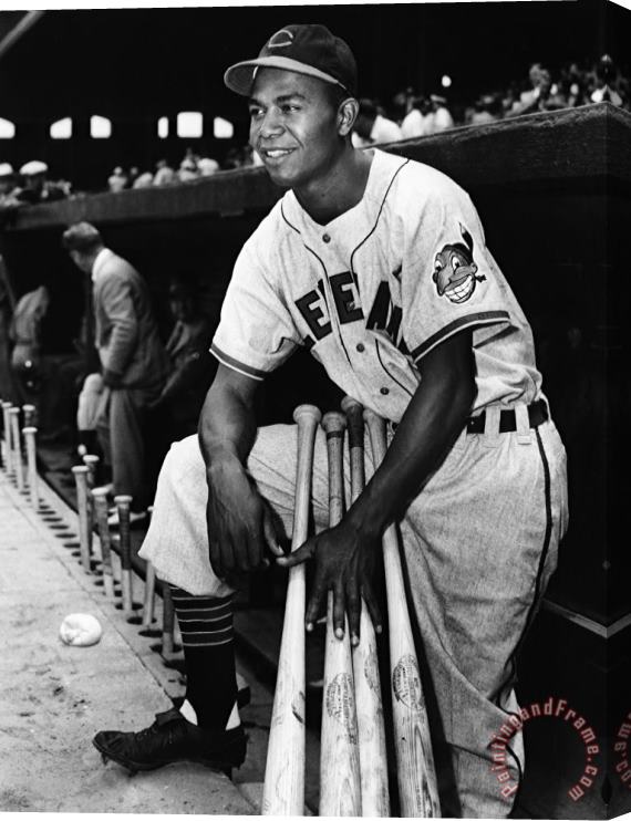 Others Larry Doby (1923-2003) Stretched Canvas Print / Canvas Art