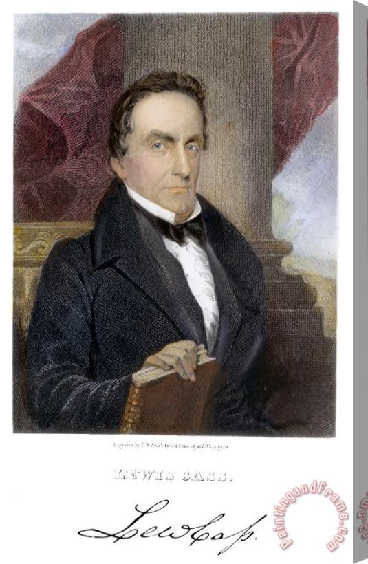 Others Lewis Cass (1782-1866) Stretched Canvas Painting / Canvas Art