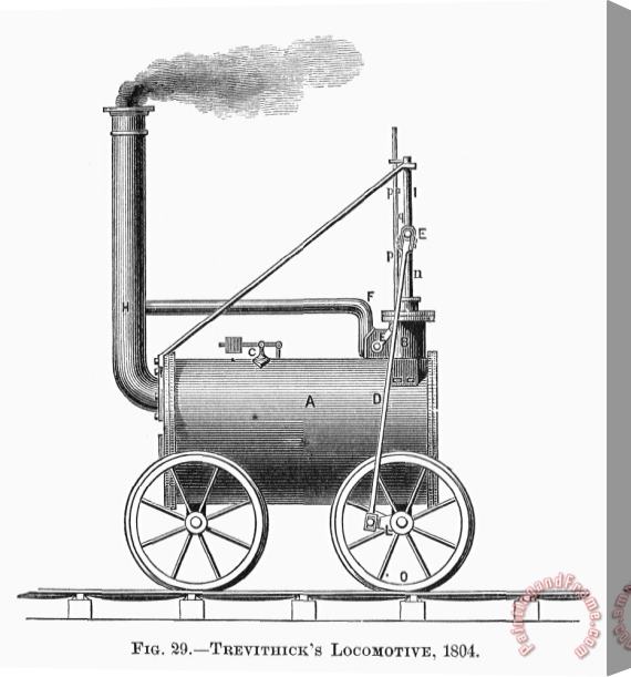 Others Locomotive, 1803 Stretched Canvas Print / Canvas Art