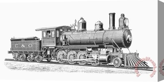 Others Locomotive, 1893 Stretched Canvas Painting / Canvas Art