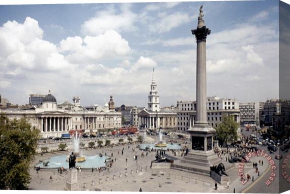 Others London: Trafalgar Square Stretched Canvas Painting / Canvas Art