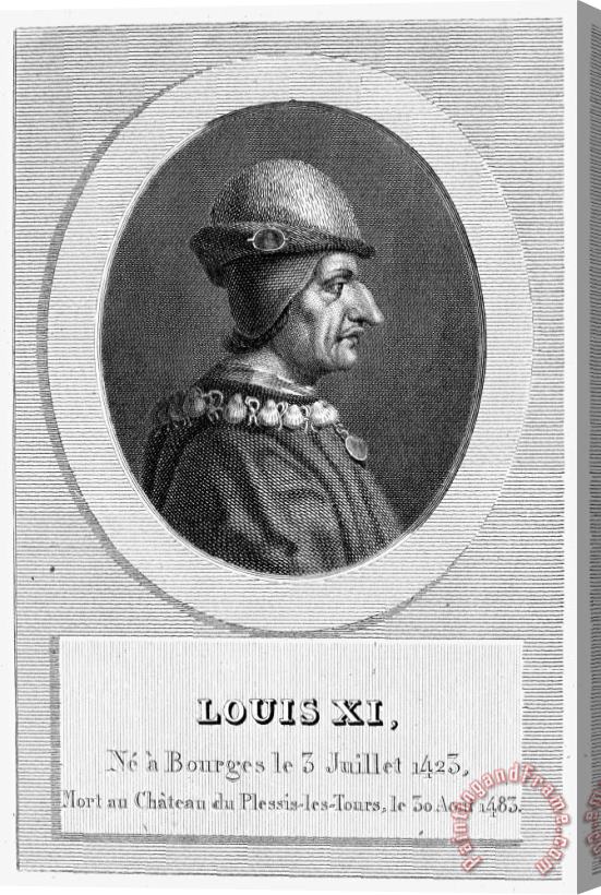 Others Louis Xi (1423-1483) Stretched Canvas Print / Canvas Art