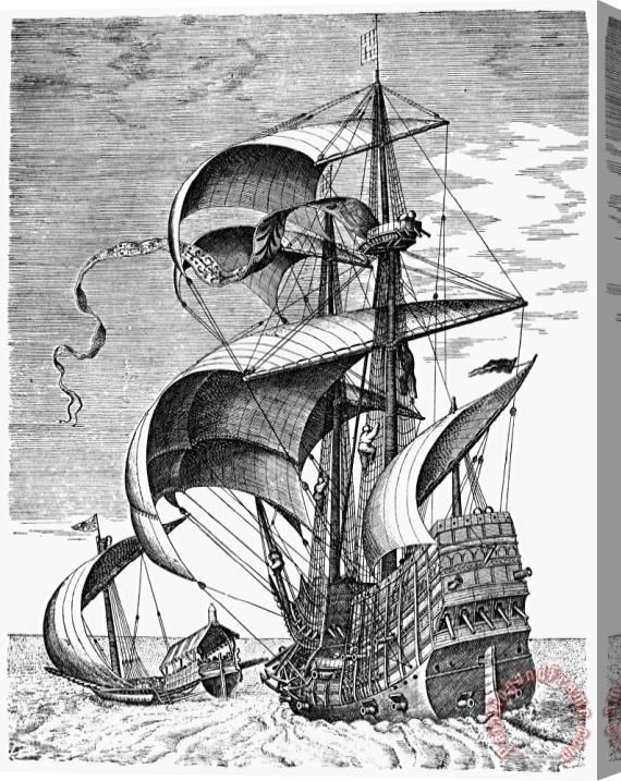 Others MAN OF WAR, c1565 Stretched Canvas Print / Canvas Art
