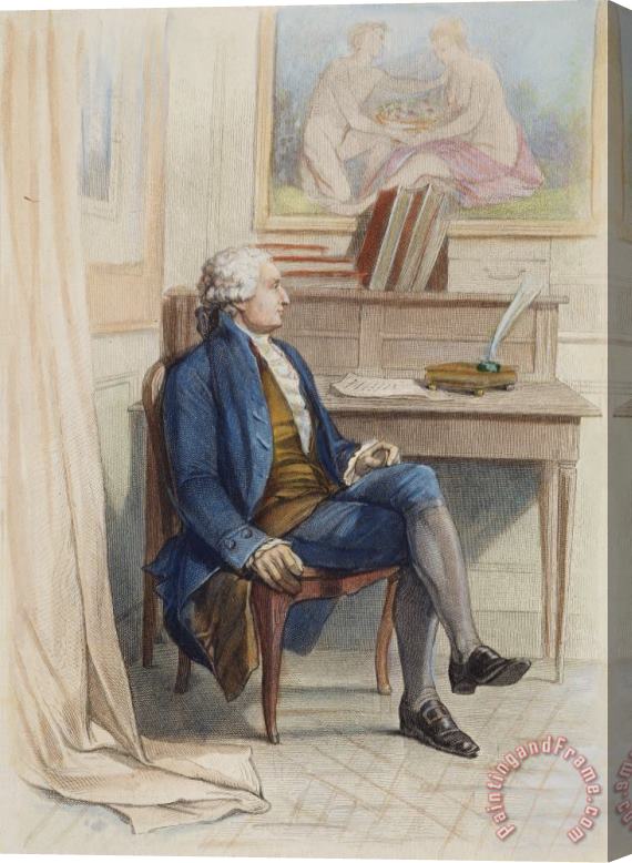 Others Marquis De Condorcet Stretched Canvas Print / Canvas Art