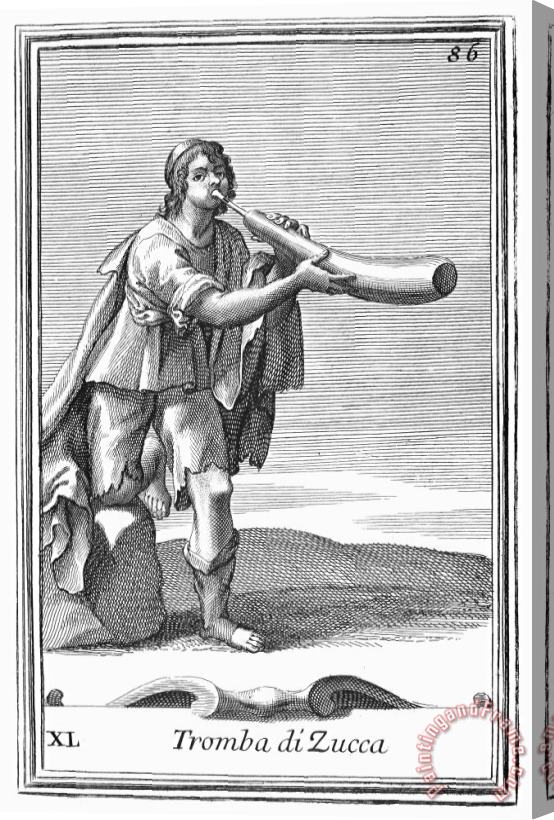 Others Marrow Trumpet, 1723 Stretched Canvas Print / Canvas Art