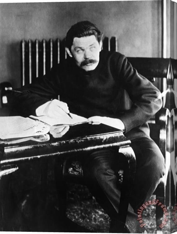 Others Maxim Gorki (1868-1936) Stretched Canvas Print / Canvas Art