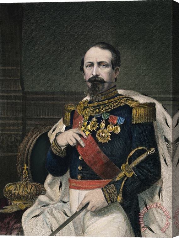Others Napoleon IIi (1808-1873) Stretched Canvas Painting / Canvas Art
