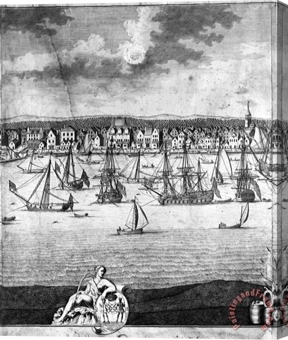Others New York City, 1717 Stretched Canvas Print / Canvas Art