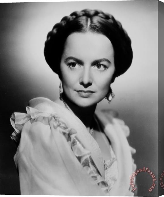 Others OLIVIA DE HAVILLAND (b1916) Stretched Canvas Painting / Canvas Art