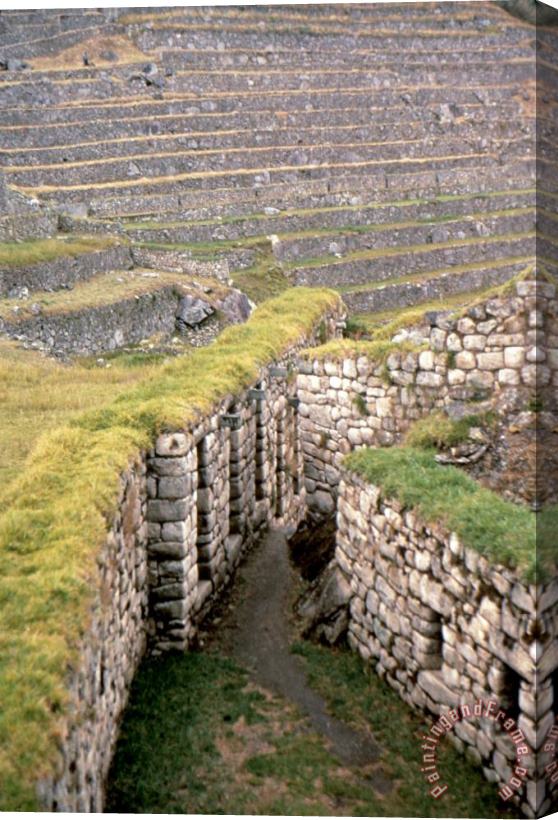 Others Peru: Machu Picchu Stretched Canvas Print / Canvas Art