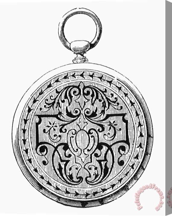 Others POCKET WATCH, 19th CENTURY Stretched Canvas Print / Canvas Art