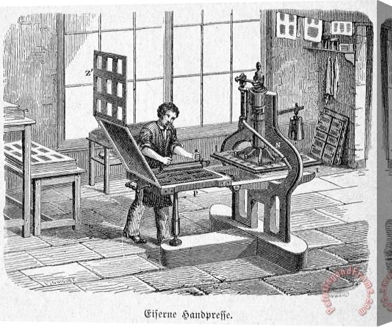 Others Printing Press, 1805 Stretched Canvas Painting / Canvas Art