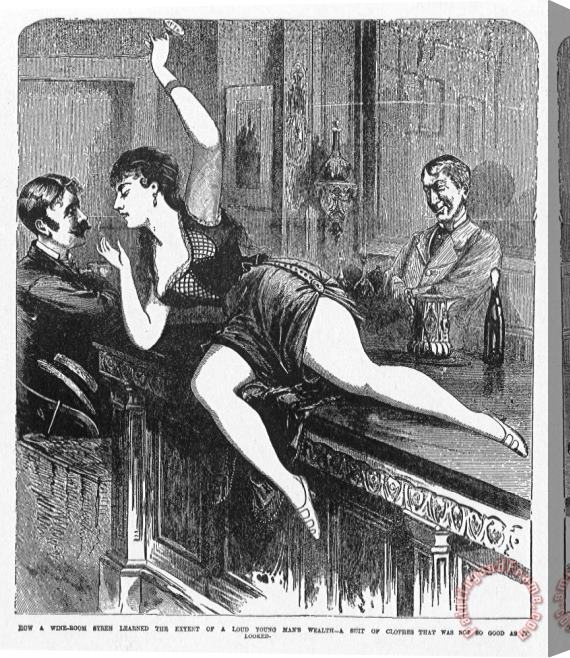 Others PROSTITUTION, c1880 Stretched Canvas Print / Canvas Art