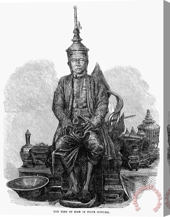 Others Rama Iv (1804-1868) Stretched Canvas Painting / Canvas Art