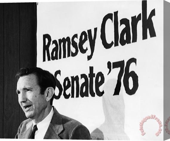 Others Ramsey Clark (1927- ) Stretched Canvas Painting / Canvas Art