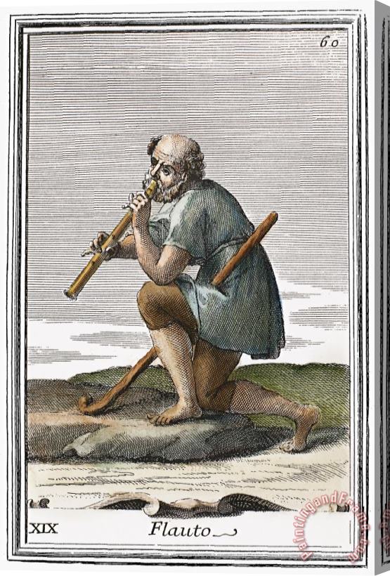 Others Recorder, 1723 Stretched Canvas Print / Canvas Art