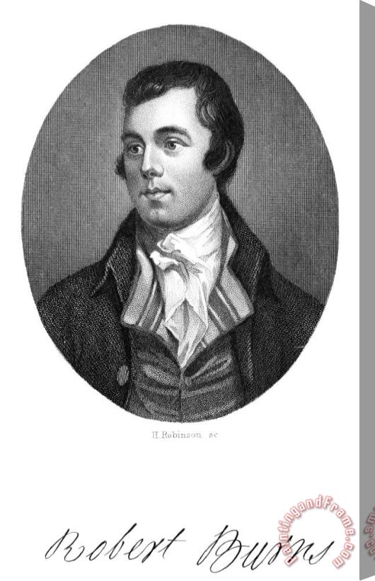 Others Robert Burns (1759-1796) Stretched Canvas Print / Canvas Art