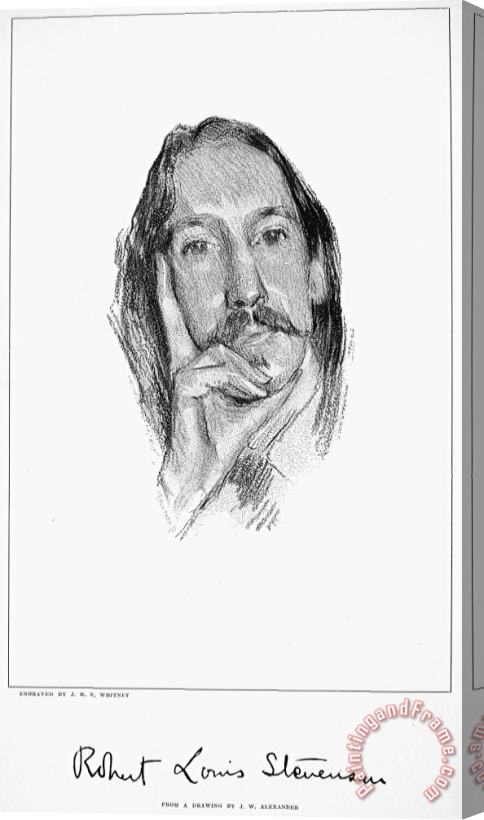 Others Robert Louis Stevenson Stretched Canvas Print / Canvas Art