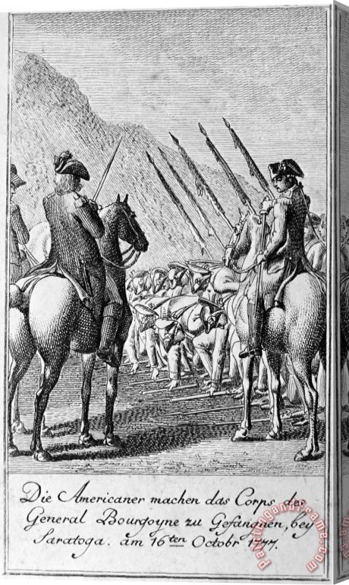 Others Saratoga Surrender, 1777 Stretched Canvas Print / Canvas Art
