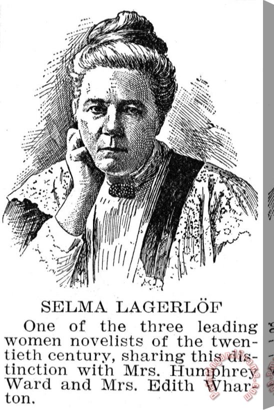 Others Selma Lagerlof (1858-1940) Stretched Canvas Painting / Canvas Art