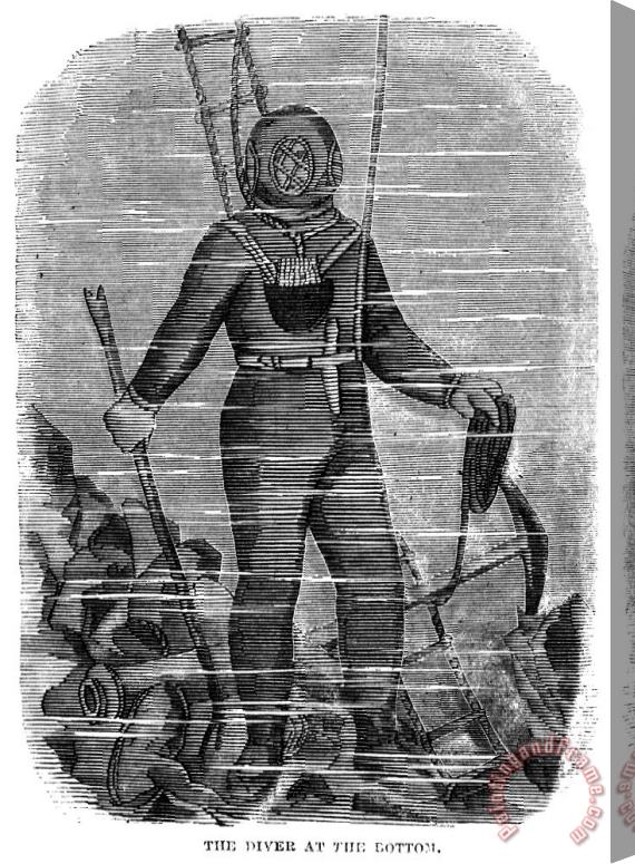 Others Sevastopol: Diver, 1858 Stretched Canvas Print / Canvas Art