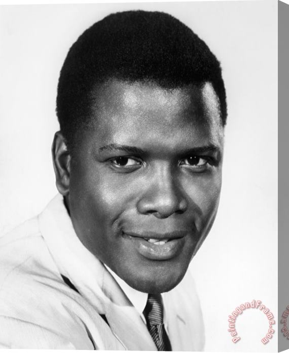 Others Sidney Poitier (1924-) Stretched Canvas Painting / Canvas Art