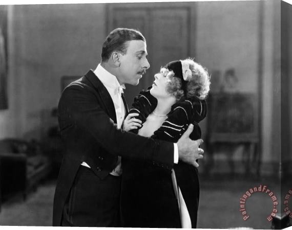 Others Silent Film Still: Couples Stretched Canvas Print / Canvas Art