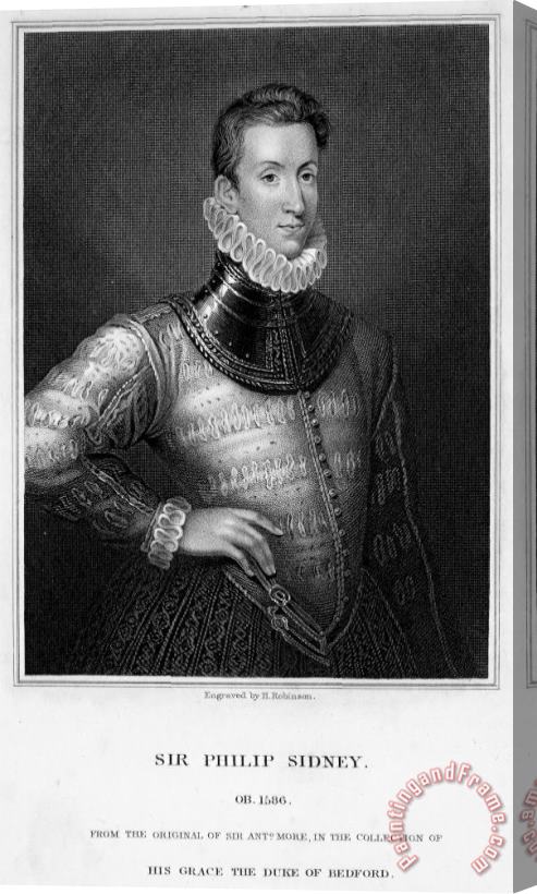 Others Sir Philip Sidney Stretched Canvas Print / Canvas Art