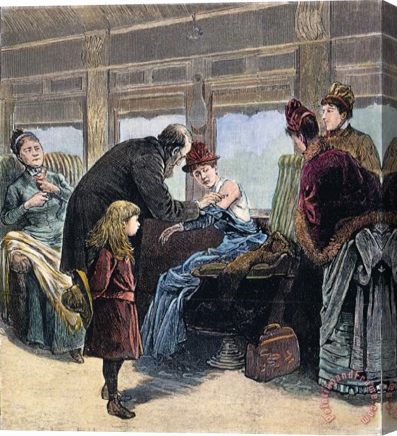 Others Smallpox Vaccination, 1885 Stretched Canvas Print / Canvas Art