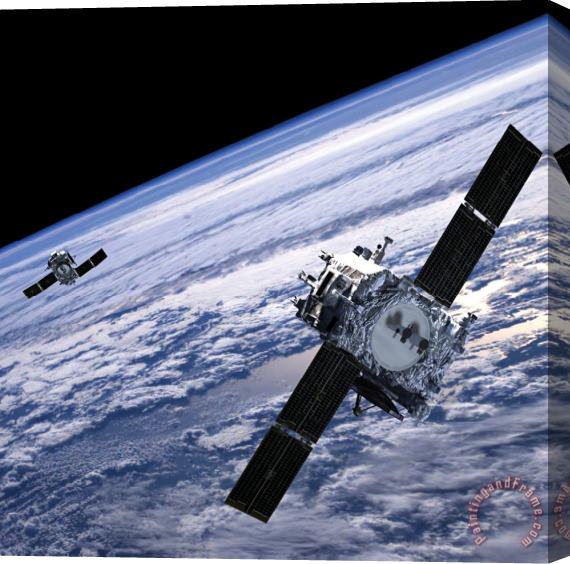 Others Solar Terrestrial Relations Observatory Satellites Stretched Canvas Painting / Canvas Art