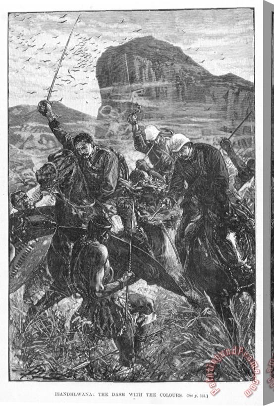 Others The Zulu War, 1879 Stretched Canvas Print / Canvas Art