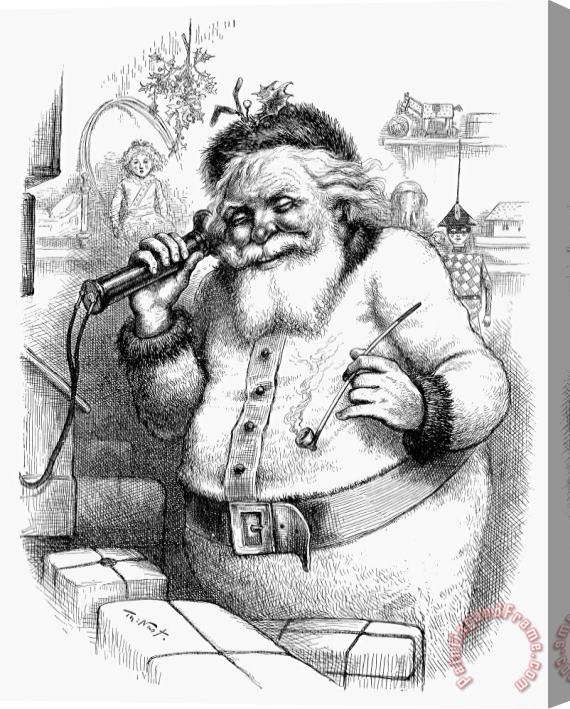 Others Thomas Nast: Santa Claus Stretched Canvas Print / Canvas Art