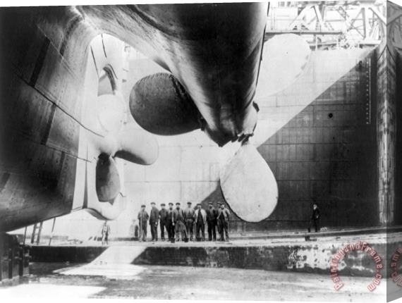 Others Titanic: Launch, 1911 Stretched Canvas Painting / Canvas Art