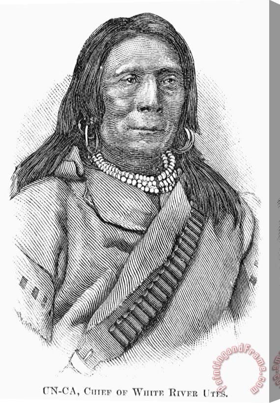 Others Ute Chief, 1879 Stretched Canvas Print / Canvas Art