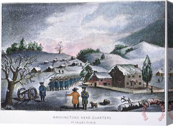 Others Valley Forge: Winter, 1777 Stretched Canvas Painting / Canvas Art