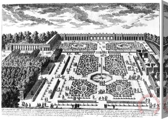 Others Versailles: Garden, 1685 Stretched Canvas Painting / Canvas Art