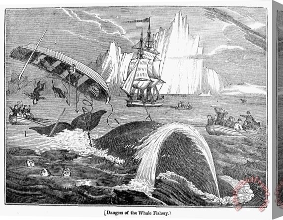 Others Whaling, 1833 Stretched Canvas Painting / Canvas Art