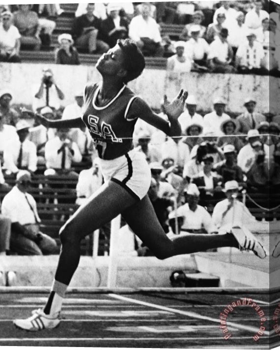 Others Wilma Rudolph (1940-1994) Stretched Canvas Painting / Canvas Art