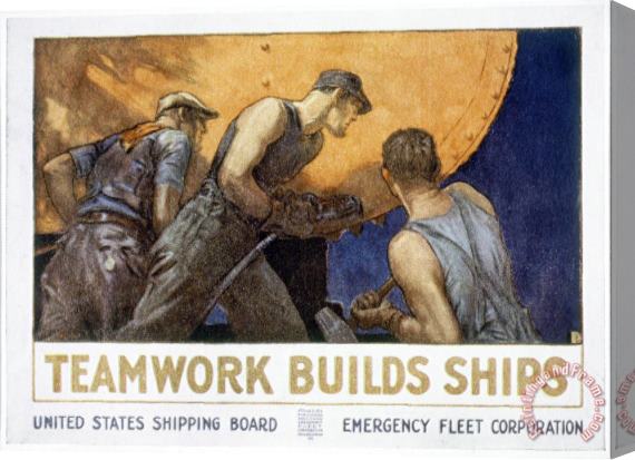 Others World War I: U.s. Poster Stretched Canvas Painting / Canvas Art