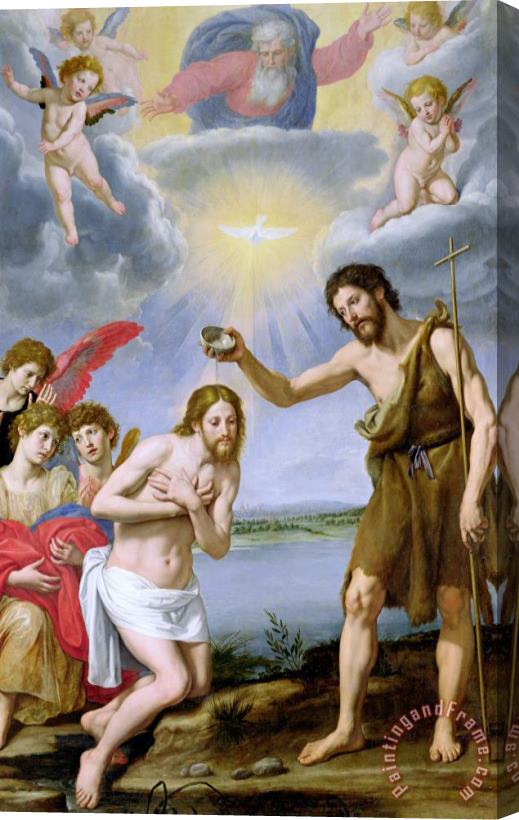 Ottavio Vannini The Baptism of Christ Stretched Canvas Print / Canvas Art
