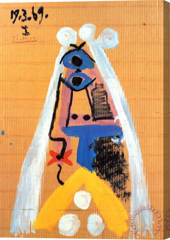 Pablo Picasso Bride 1969 Stretched Canvas Print / Canvas Art