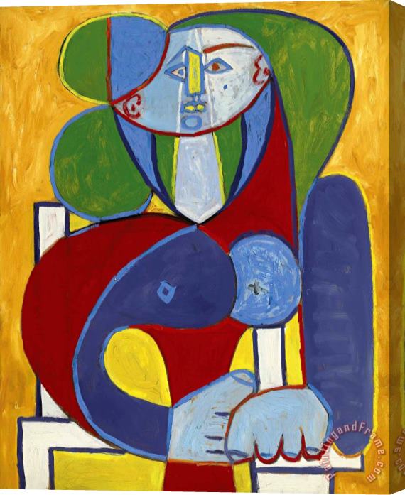 Pablo Picasso Buste De Francoise, 1946 Stretched Canvas Painting / Canvas Art