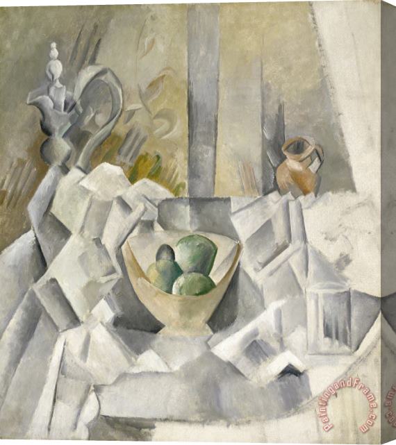 Pablo Picasso Carafe, Jug And Fruit Bowl (carafon, Pot Et Compotier) Stretched Canvas Print / Canvas Art
