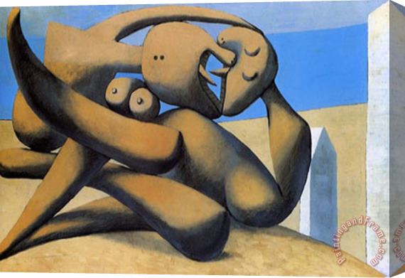Pablo Picasso Figure by The Sea C 1931 Stretched Canvas Print / Canvas Art